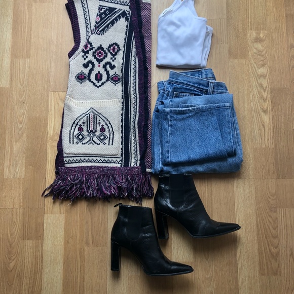 Anthropologie Angel of the North lamaline Vest - Picture 2 of 5
